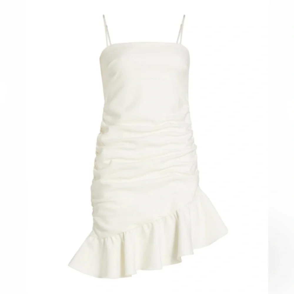 NWT Cinq a Sept Lilith Ruched Mini Dress